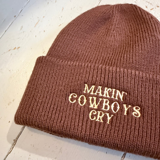 Makin' Cowboys Cry Beanie Hat