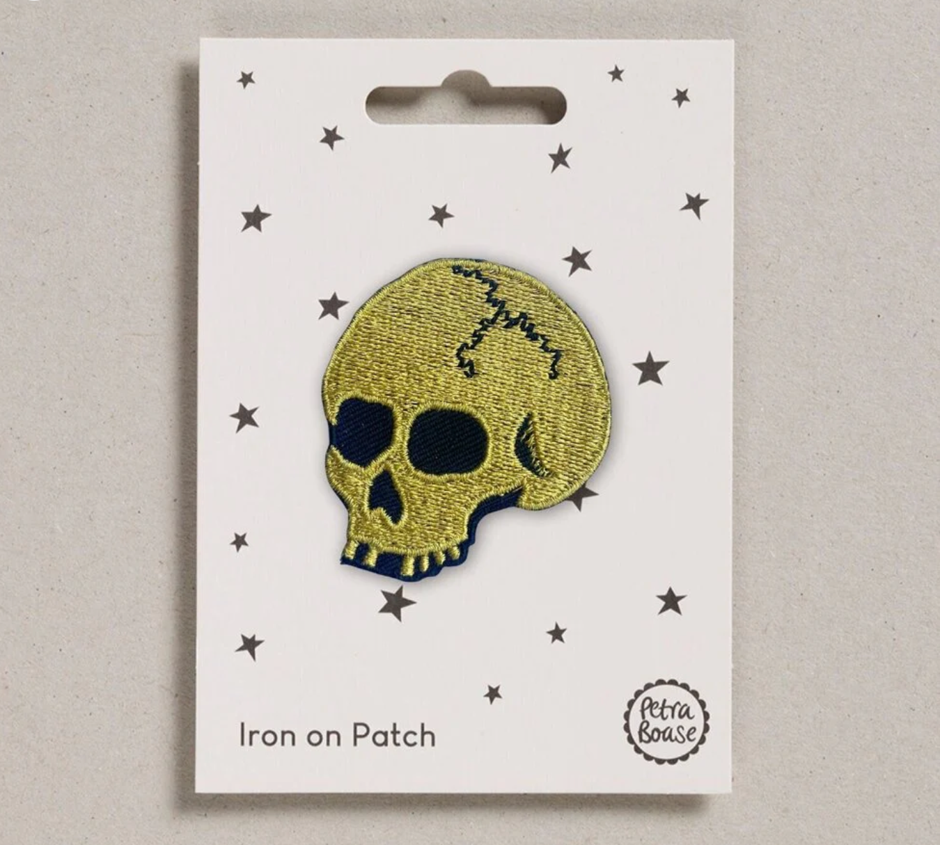 Gold Skull Patch