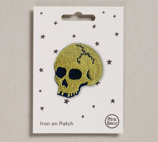 Gold Skull Patch