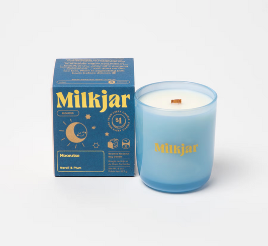 Milk jar candle