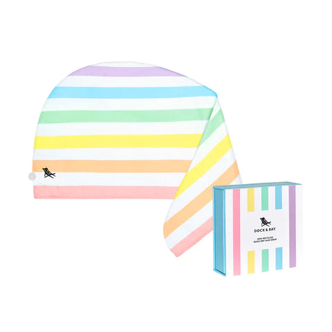 Dock & Bay Hair Towel Patterned