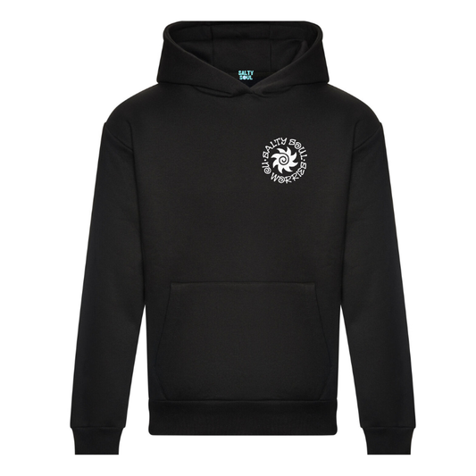 Organic Salty Soul No Worries kids Hoodie Black