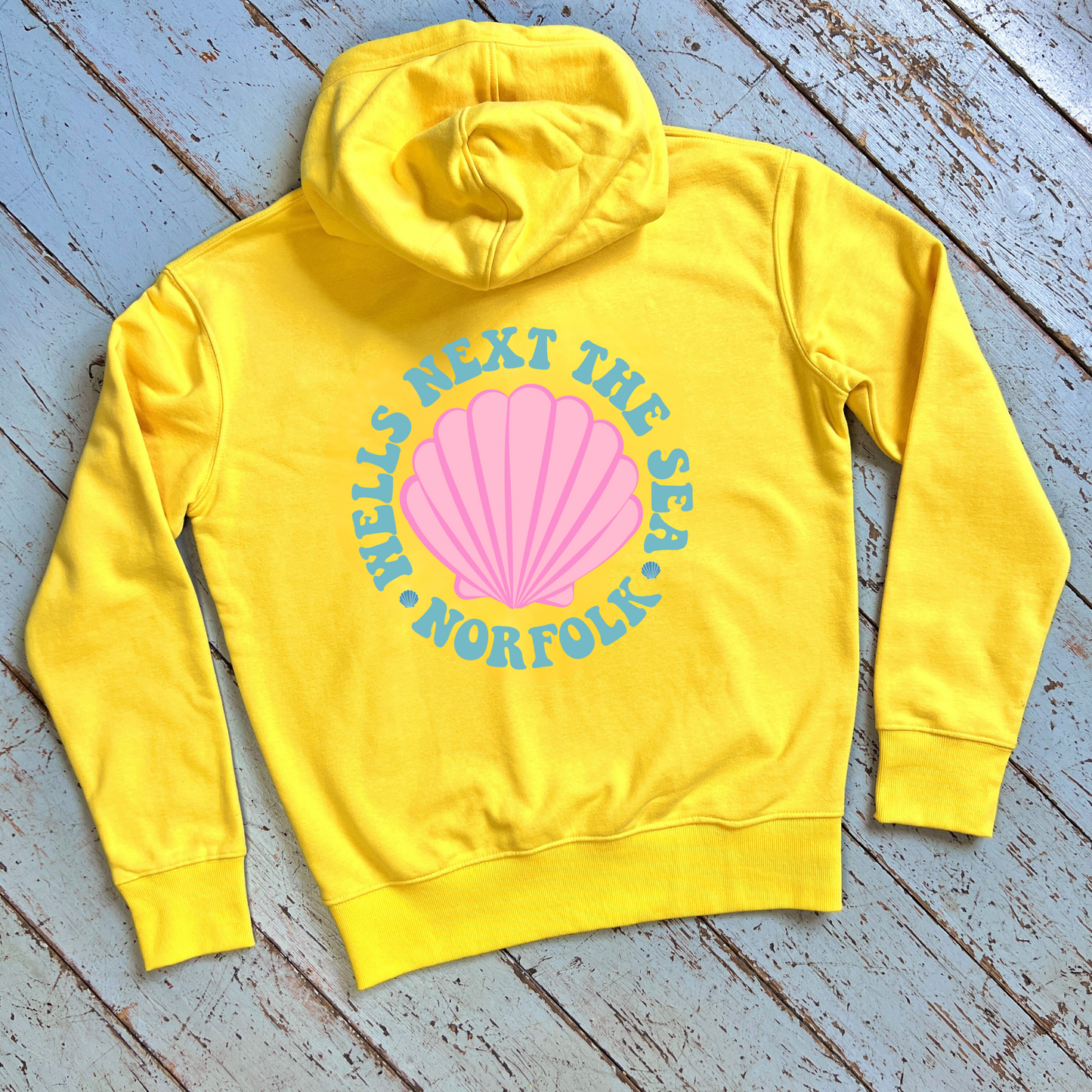 Kids Norfolk Yellow Shell Hoodie