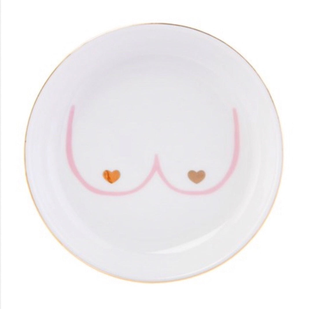Boob Trinket Jewellery Dish - Glitter & Mud