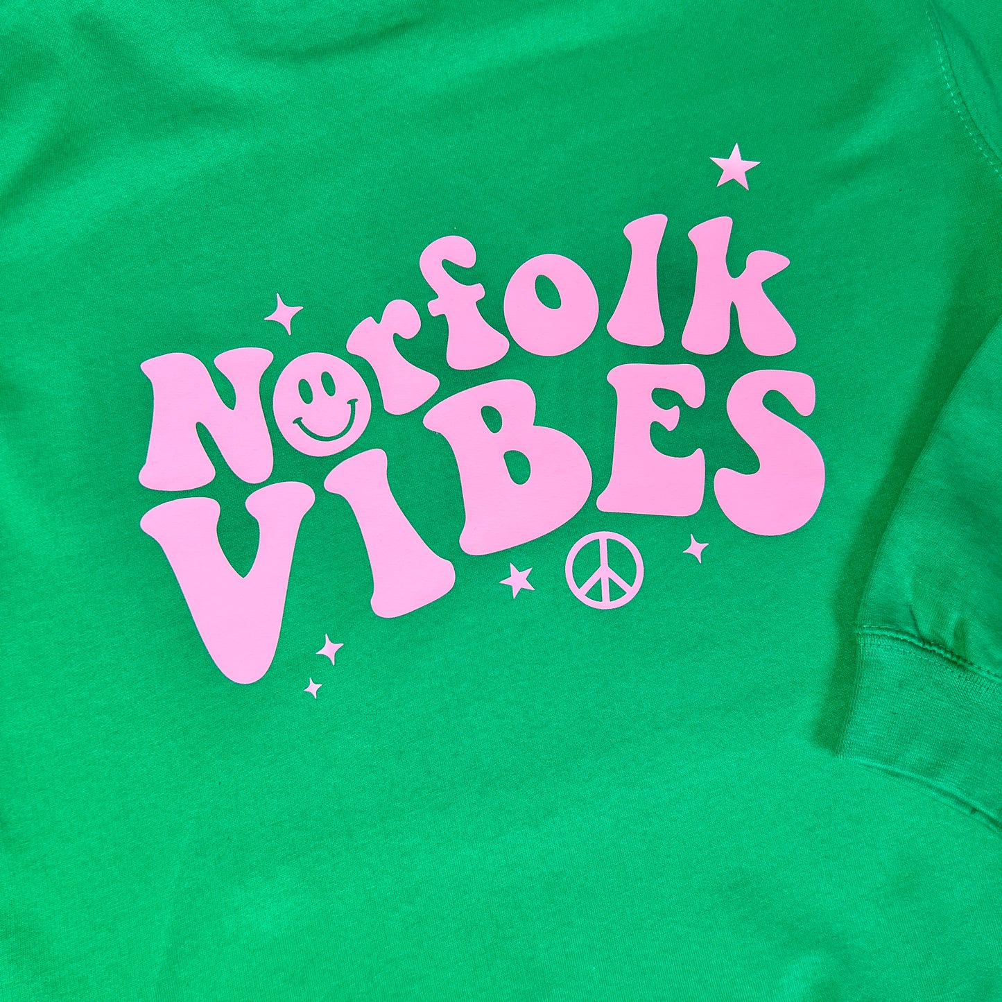 Kids Norfolk Vibes Hoodie Green