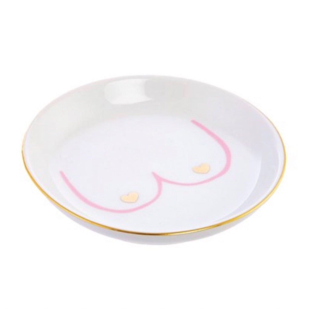 Boob Trinket Jewellery Dish - Glitter & Mud