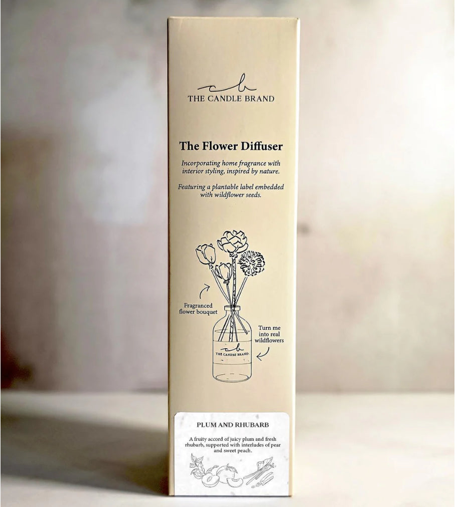 Plumb & Rhubarb Flower Diffuser