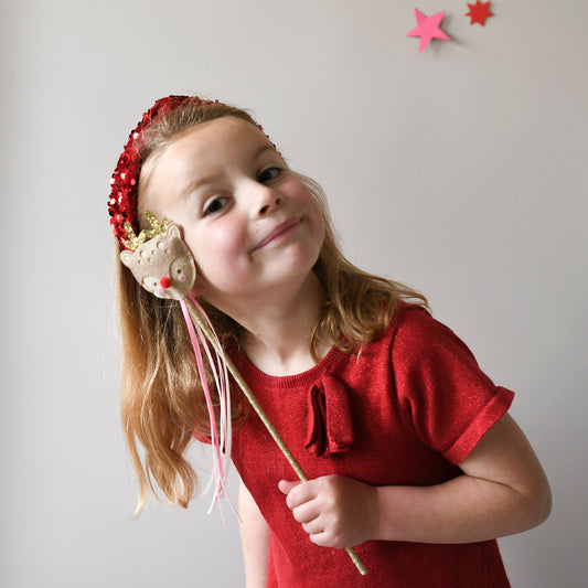 Red Sequin Hairband