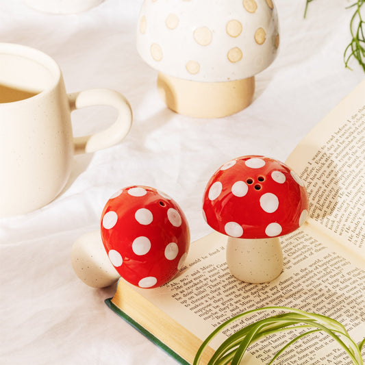 Mushroom Salt & Pepper Pots