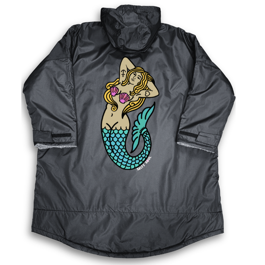 Waterproof Change Robe - Tattoo Mermaid