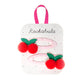 Cherry PomPom Clips