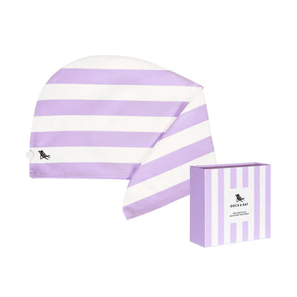 Dock & Bay Hair Towel Plain Stripe