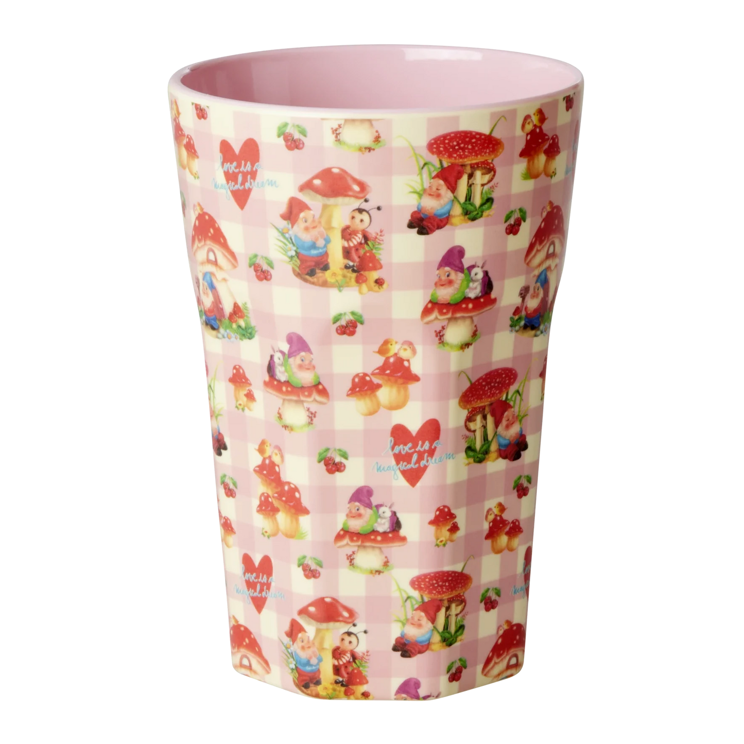 Tall Melamine Cup- Garden Gnome