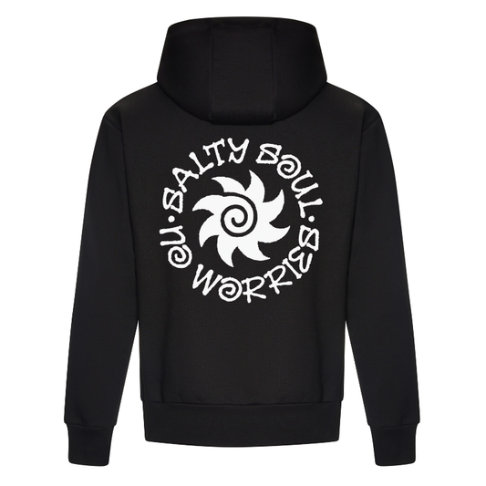 Organic Salty Soul No Worries kids Hoodie Black