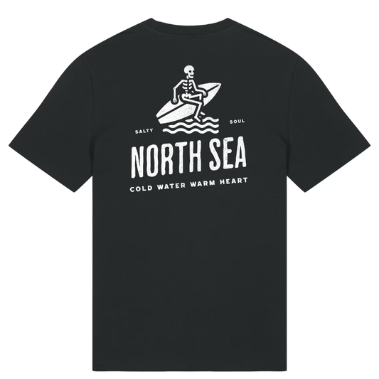 Cold Water Warm Heart Black organic Unisex T-Shirt