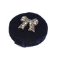 Navy Bow Compact Mirror