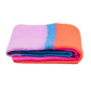 Colour Block Blanket Scarf - Pink & Blue