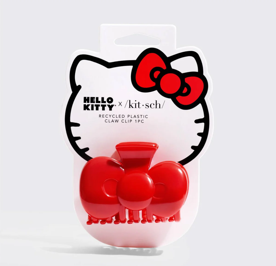 Hello Kitty X KITSCH Recycled Plastic Bow Shape Medium Hair Clips