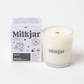 Milk jar candle