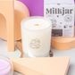 Milk jar candle