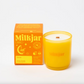 Milk jar candle