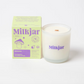 Milk jar candle