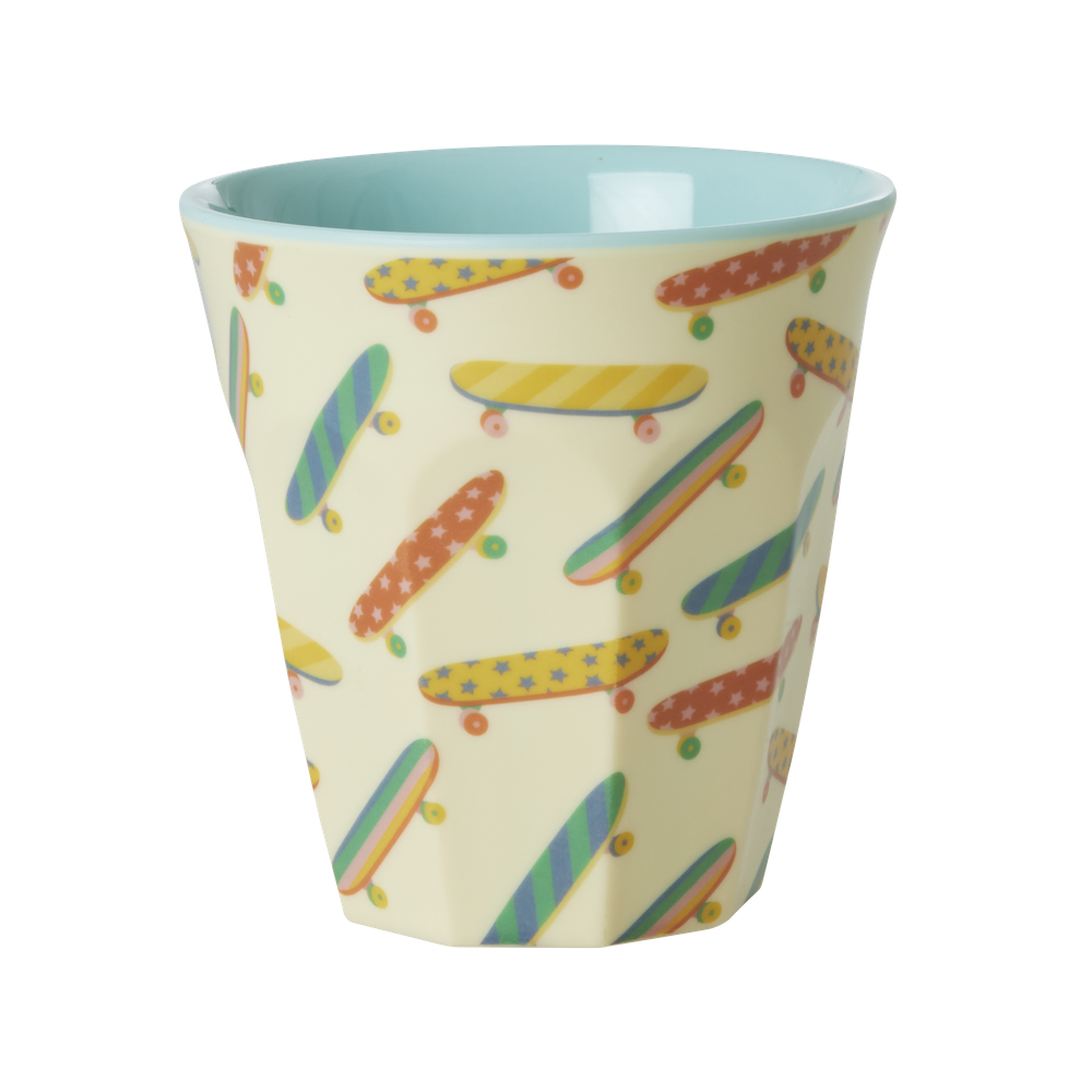 Skateboard Print Melamine Cup