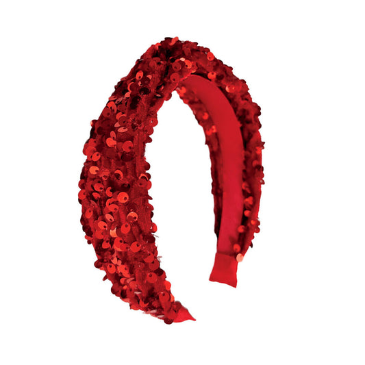 Red Sequin Hairband