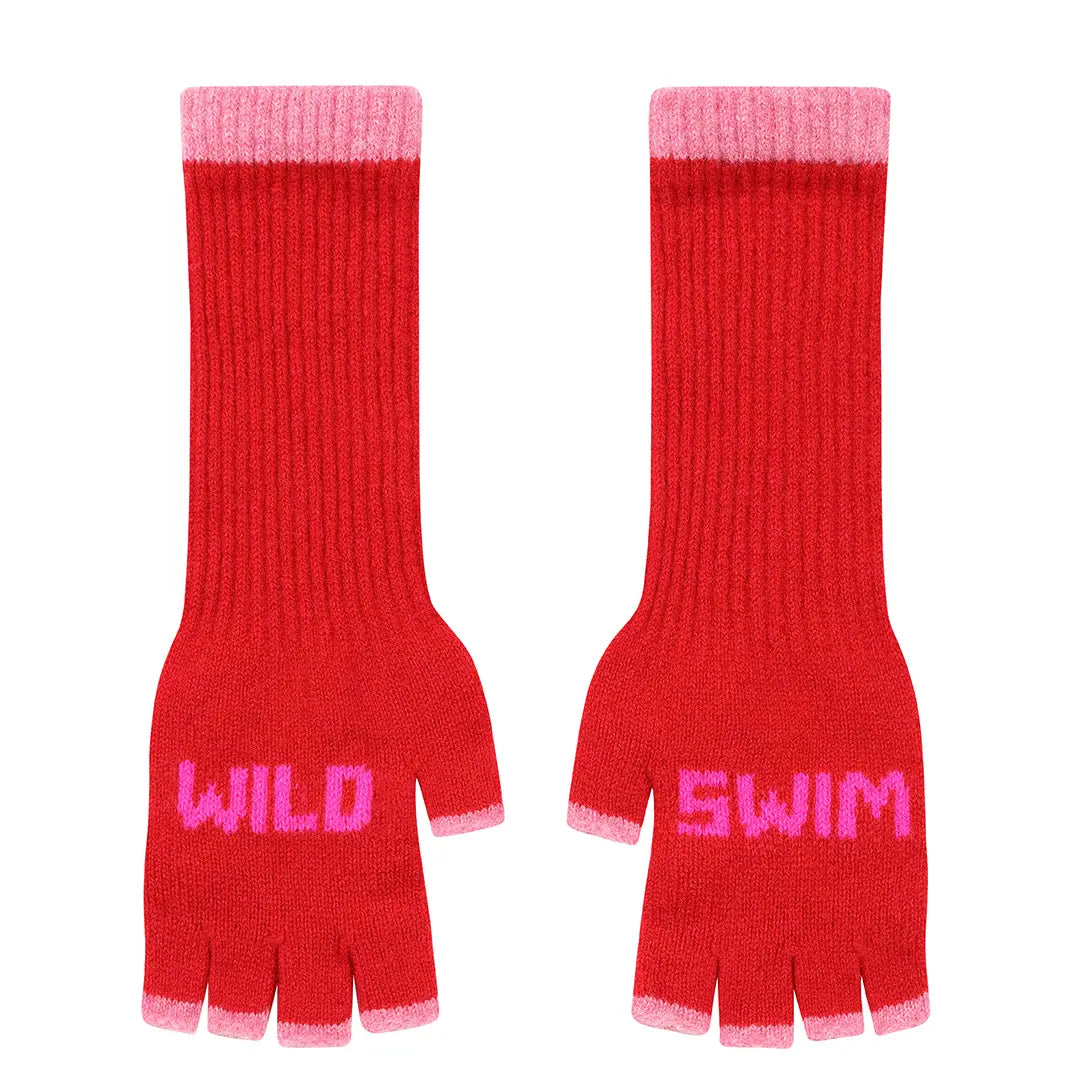 Wild Swim Fingerless Gloves - Various Colours