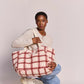 Hindbag Claude tartan tote bag