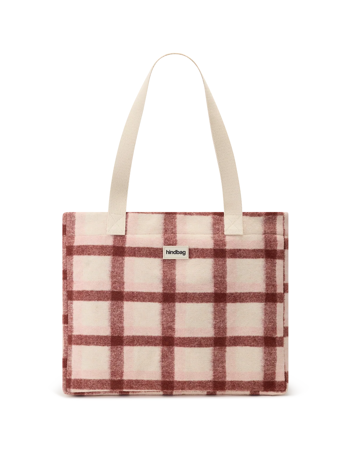 Hindbag Claude tartan tote bag