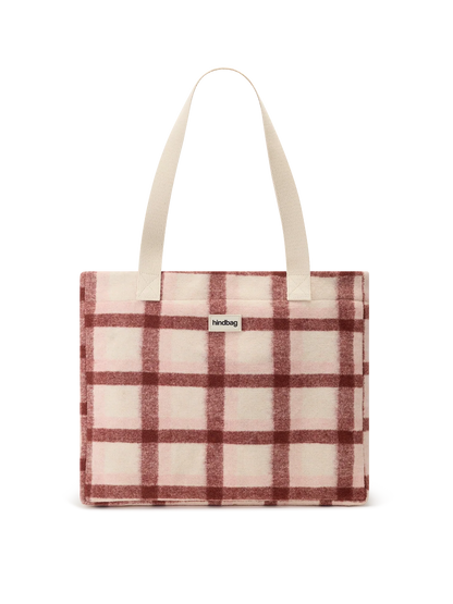 Hindbag Claude tartan tote bag