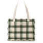 Hindbag Claude tartan tote bag