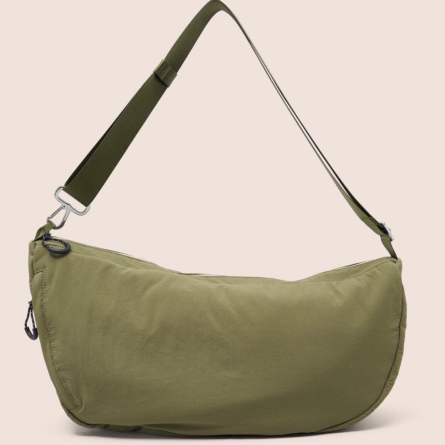 Gandys Ecuador XL Recycled Nylon Lightweight Sling Bag in Khaki