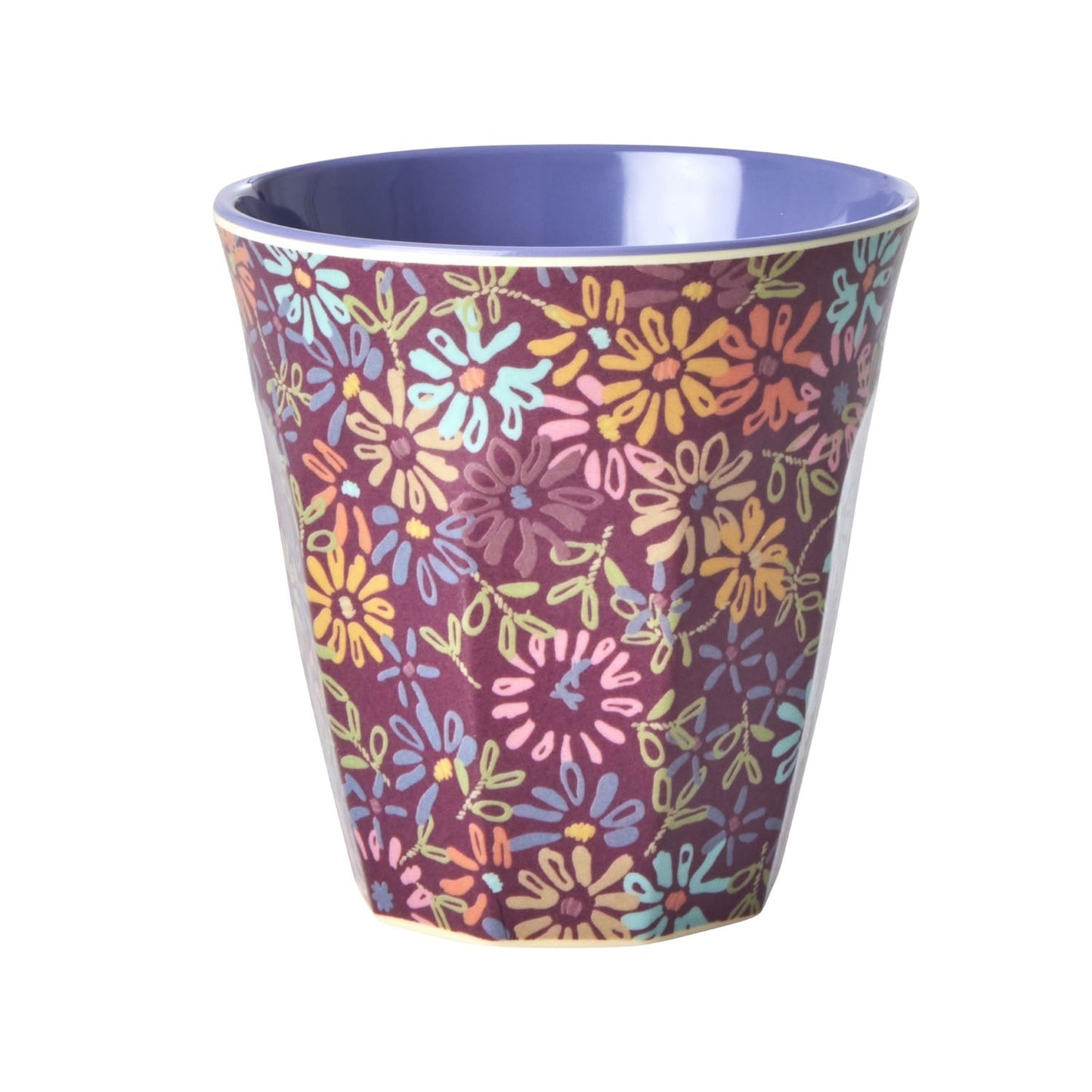 Winter Floral Melamine Cup