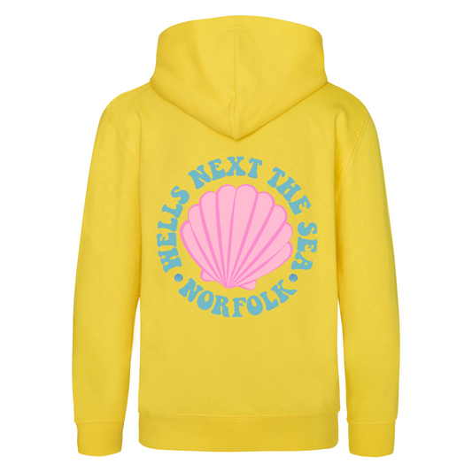 Kids Norfolk Yellow Shell Hoodie