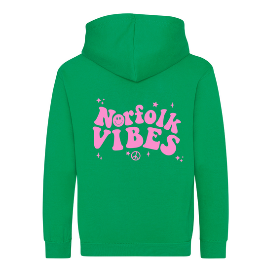 Kids Norfolk Vibes Hoodie Green