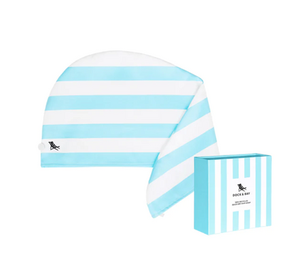 Dock & Bay Hair Towel Plain Stripe