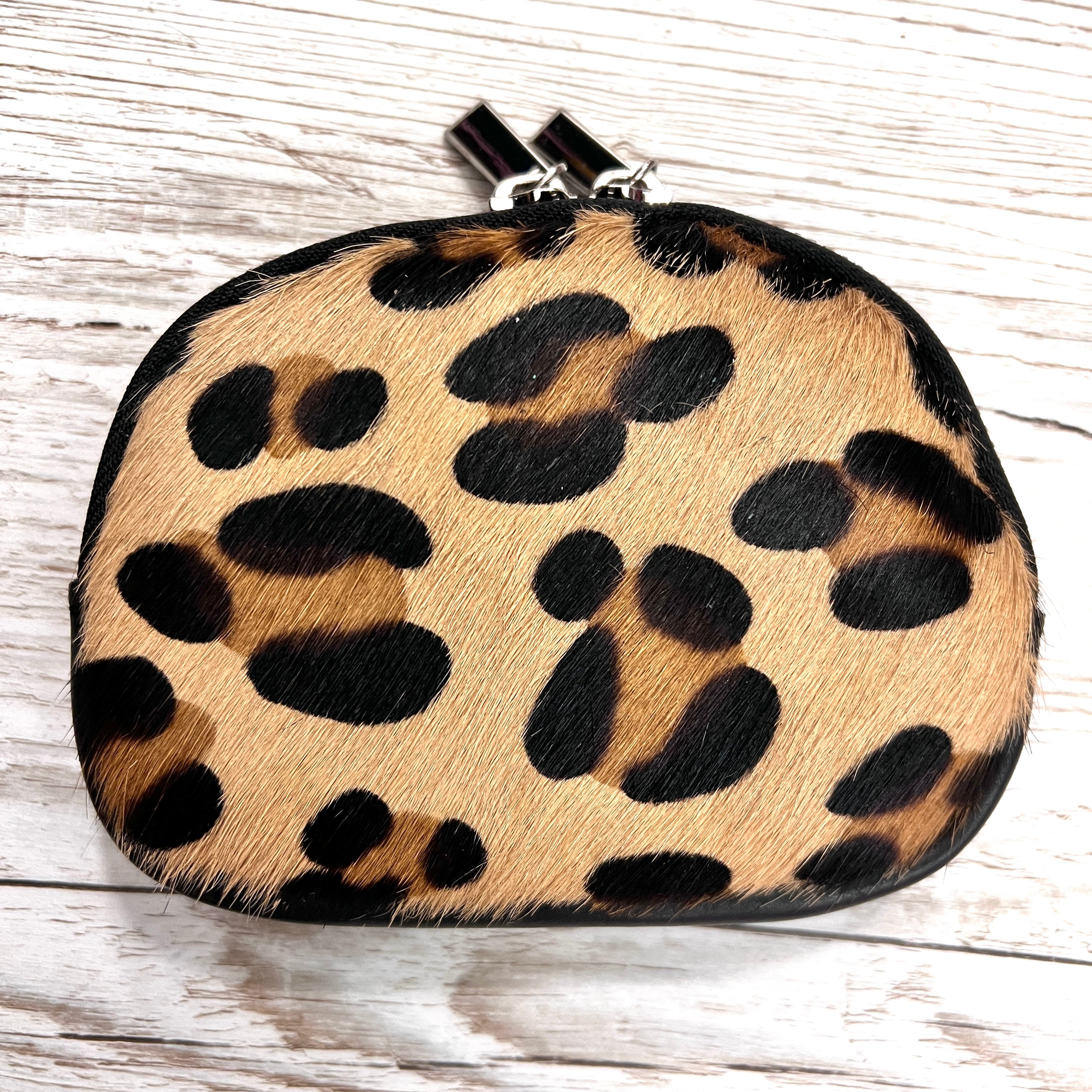 Women Leopard Print Bag Leather Tote Top Handle Big Shoulder Handbag Purse  2 Pcs, Black, L: Amazon.co.uk: Fashion