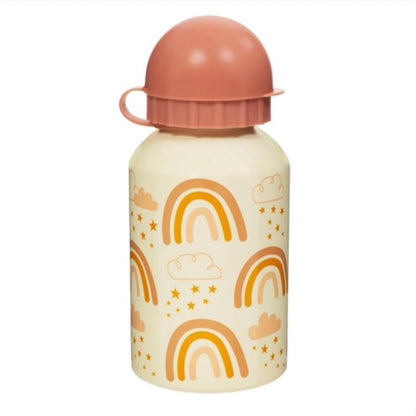 Keep your little one’s hydrated with this adorable kids' water bottle.  Available in 3 designs- Rainbow, Endangered Animals & Bee’s. With the handy lid cap, you can wave goodbye to spillage mishaps! - Glitter & mud children's water bottles