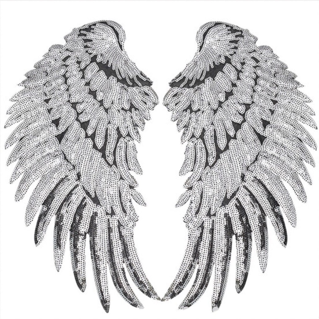 Iron On Angel Wings - Glitter & Mud 